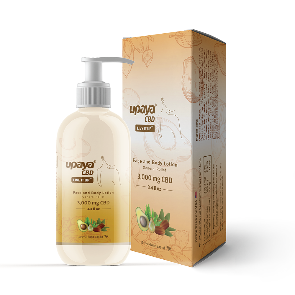Wholesale - Upaya Topical Live It Up™ Skin Care Lotion 3000mg - 3.4 fl oz
