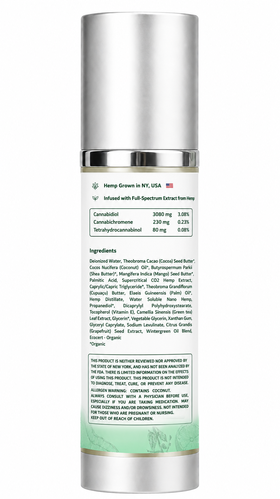 Upaya Topical Reveladerm™ Dermatological Face and Body Cream 3000mg